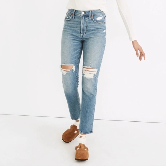 Madewell The Perfect Vintage Jean - Straight Leg - Denman Wash - Size 27 - Picture 4 of 14